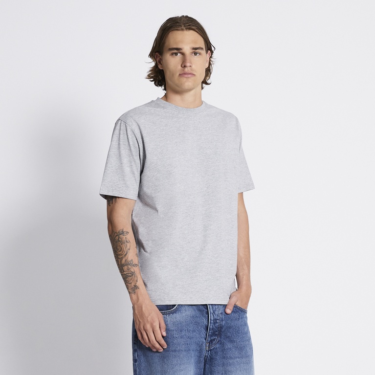 Heavy tee "William" Grey Melange